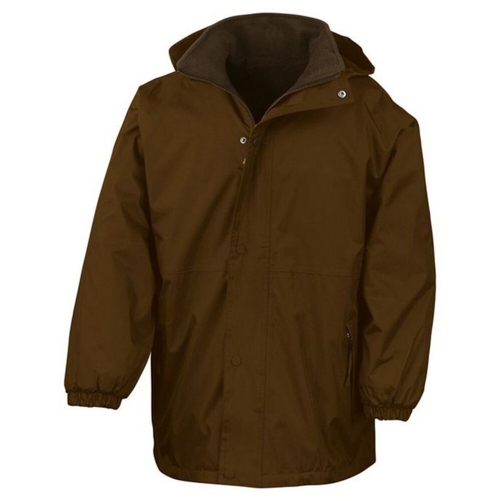 Result Unisex Adult StormDri 4000 Reversible Jacket / Brown